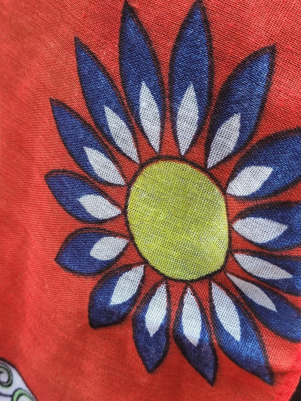 Day Of The Dead ~ Sugar Skull ~ Boho Red Infinity Scarf ❤️ GORGEOUS!!!